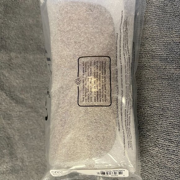 Coach Sunglass Case In Signature Canvas - Picture 3 of 4